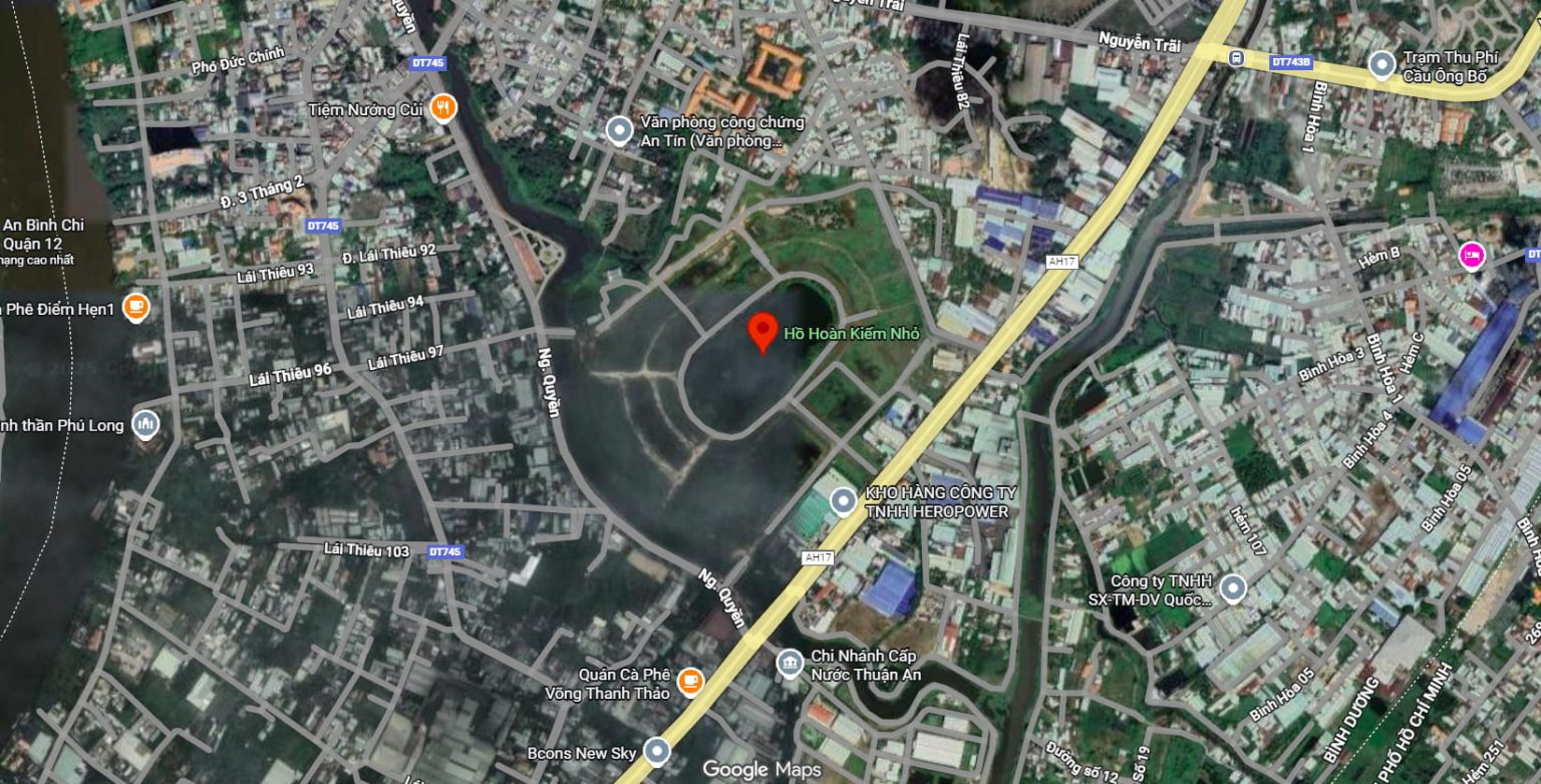 vị trí Khu Đô thị Hồ Gươm Xanh